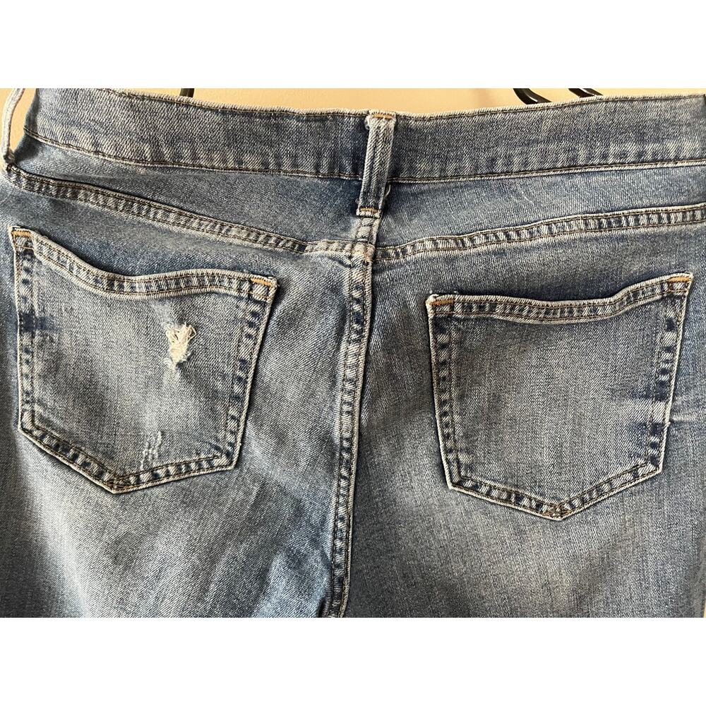 Gap 1969 Girlfriend Ripped.Denim Jeans 28R - Picture 8 of 8